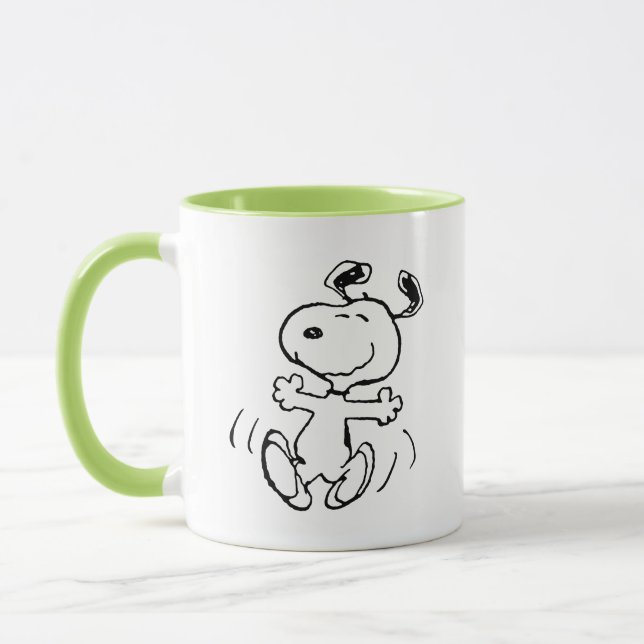 Jordnötter | Snoopy Lycklig Dance Mugg (Vänster)