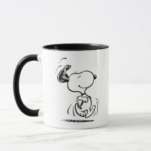 Jordnötter Snoopy Lycklig Dance Mugg