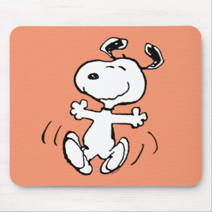 Jordnötter Snoopy Lycklig Dance Musmatta