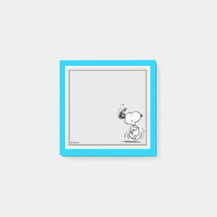 Jordnötter   Snoopy Lycklig Dance Post-it Block