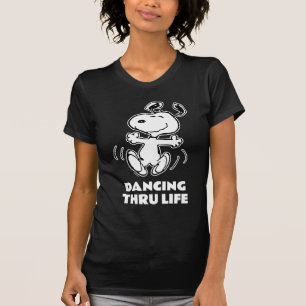 Jordnötter   Snoopy Lycklig Dance T Shirt