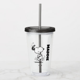 Jordnötter Snoopy Lycklig Dance Take Away Mugg