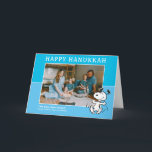 Jordnötter | Snoopy Lycklig Hanukkah Helgkort<br><div class="desc">Skicka det här helgdag för peanuts-roligten. Anpassa med fotot.</div>