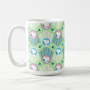 Jordnötter   Snoopy Mint Grönt Deco Dreams Mönster Kaffemugg