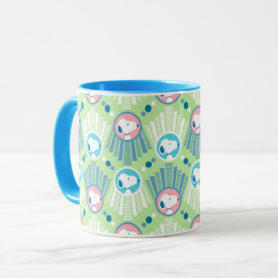 Jordnötter Snoopy Mint Grönt Deco Dreams Mönster Mugg