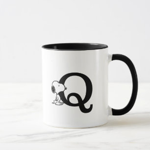 Jordnötter Snoopy Monogram Q Mugg