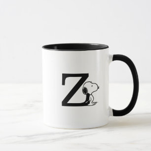 Jordnötter Snoopy Monogram Z Mugg