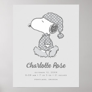 Jordnötter Snoopy Nap Poster