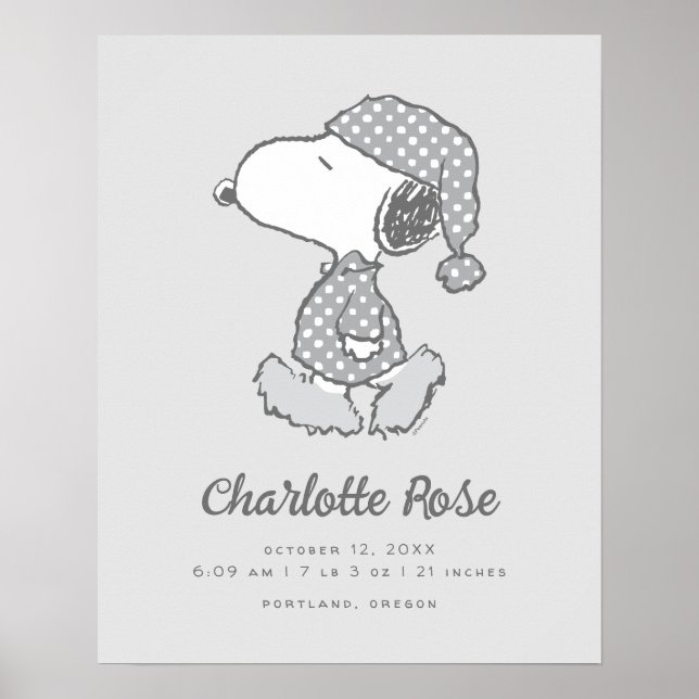 Jordnötter | Snoopy Nap Poster (Framsidan)