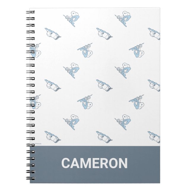 Jordnötter | Snoopy Nap Time Mönster Anteckningsbok (Framsidan)