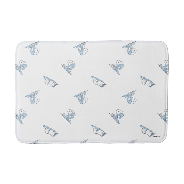 Jordnötter | Snoopy Nap Time Mönster Badrumsmatta (Framsidan)