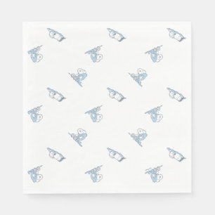 Jordnötter   Snoopy Nap Time Mönster Pappersservett