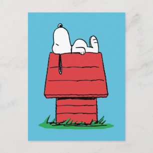 Jordnötter Snoopy Napping Vykort