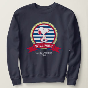 Jordnötter   Snoopy Nautical Badge T Shirt