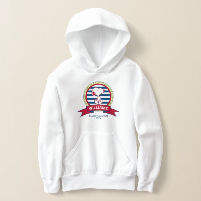 Jordnötter | Snoopy Nautical Badge T Shirt (Laydown)
