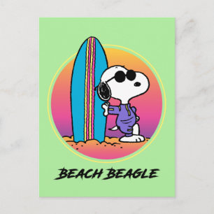 Jordnötter Snoopy Ocean High Tide Vykort