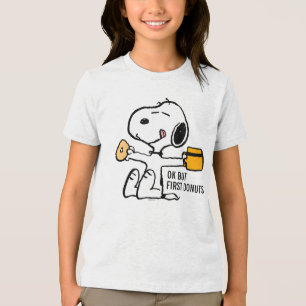 Jordnötter   Snoopy OK, första kaffe T Shirt