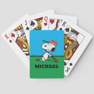 Jordnötter   Snoopy på uppspelningskort i Fladderm Casinokort