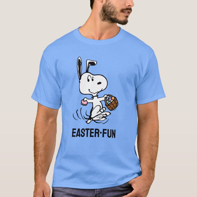 Jordnötter | Snoopy Påsk Beagle T Shirt (Framsida)