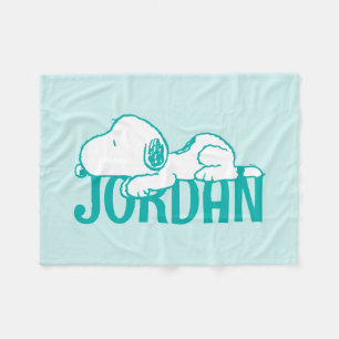 Jordnötter   Snoopy Pastel Baby Fleecefilt