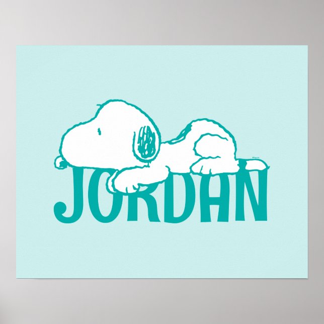 Jordnötter | Snoopy Pastel Poster (Framsidan)