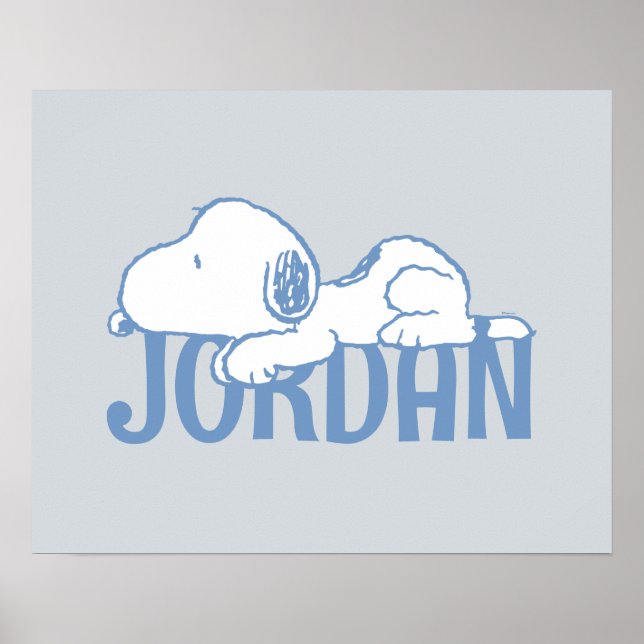 Jordnötter | Snoopy Pastell Poster (Framsidan)