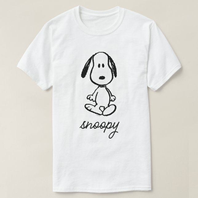Jordnötter | Snoopy Permanent Tall T Shirt (Design framsida)