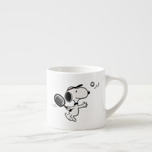 Jordnötter Snoopy Plays Tennis Espressomugg