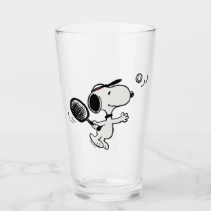 Jordnötter Snoopy Plays Tennis Glaskopp