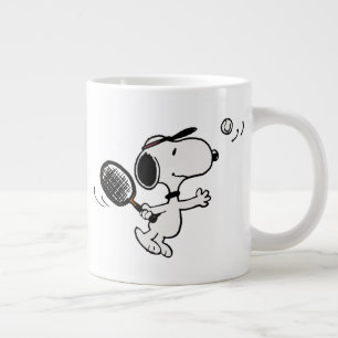 Jordnötter Snoopy Plays Tennis Jumbo Mugg