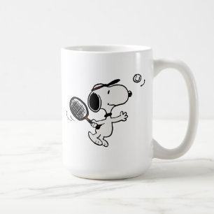 Jordnötter Snoopy Plays Tennis Kaffemugg