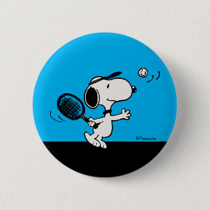 Jordnötter   Snoopy Plays Tennis Knapp