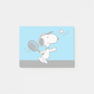 Jordnötter   Snoopy Plays Tennis Post-it Block
