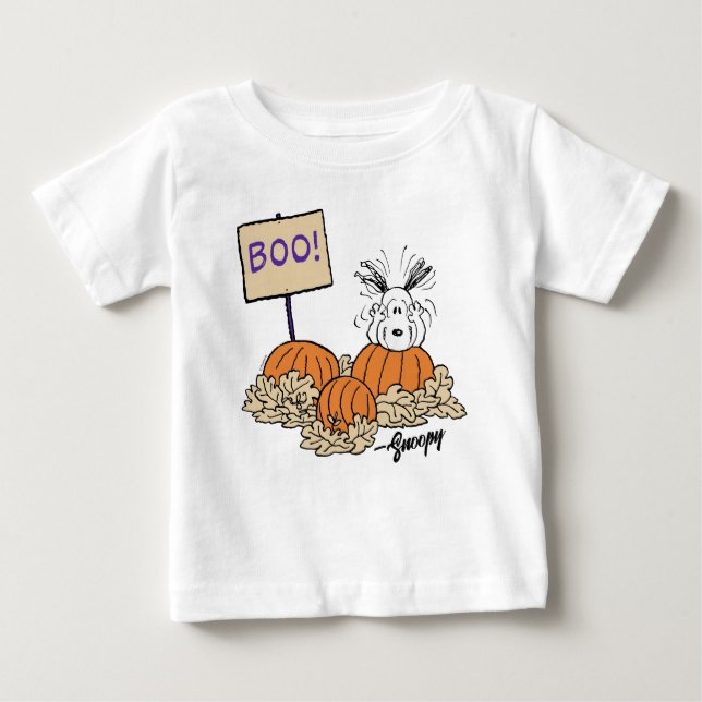 Jordnötter | Snoopy Pumpkin Patch Boo! T Shirt (Framsida)
