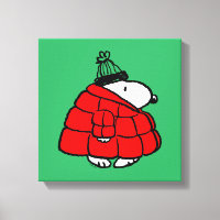 Jordnötter | Snoopy Red Puffer Jacka