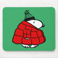 Jordnötter | Snoopy Red Puffer Jacka