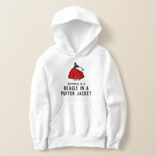 Jordnötter Snoopy Red Puffer Jacka T Shirt