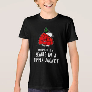 Jordnötter   Snoopy Red Puffer Jacka T Shirt
