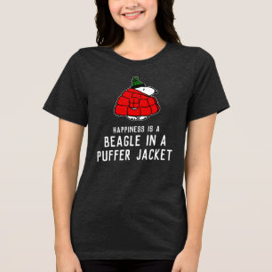 Jordnötter   Snoopy Red Puffer Jacka T Shirt