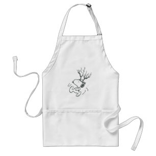 Jordnötter   Snoopy Reindeer Förkläde