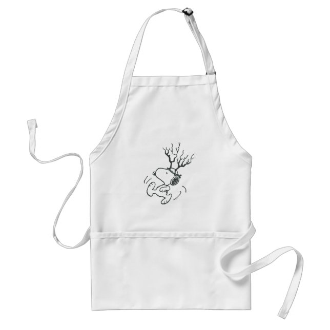 Jordnötter | Snoopy Reindeer Förkläde (Framsidan)