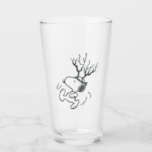 Jordnötter   Snoopy Reindeer Glaskopp