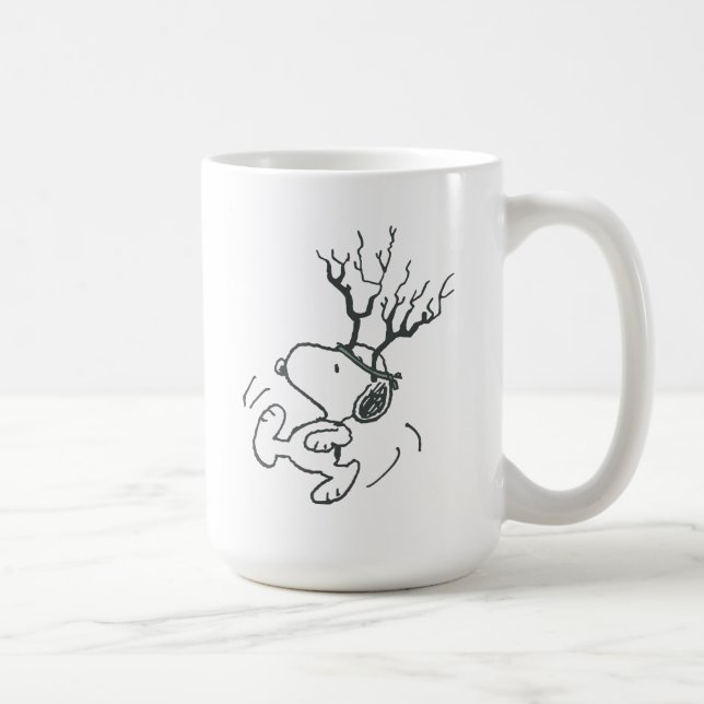 Jordnötter | Snoopy Reindeer Kaffemugg (Höger)