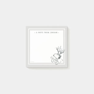 Jordnötter Snoopy Reindeer Post-it Block
