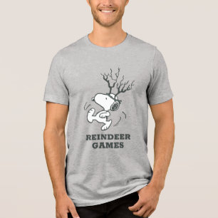 Jordnötter   Snoopy Reindeer T Shirt