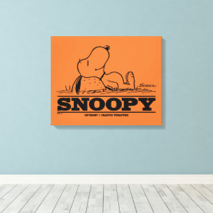 Jordnötter Snoopy Rest Break Canvastryck