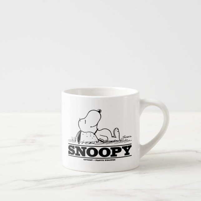 Jordnötter | Snoopy Rest Break Espressomugg (Höger)
