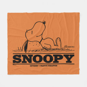Jordnötter   Snoopy Rest Break Fleecefilt
