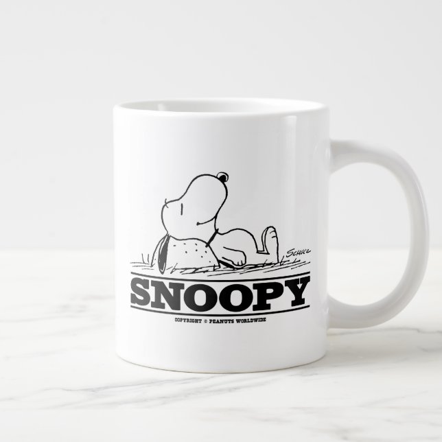 Jordnötter | Snoopy Rest Break Jumbo Mugg (Höger)