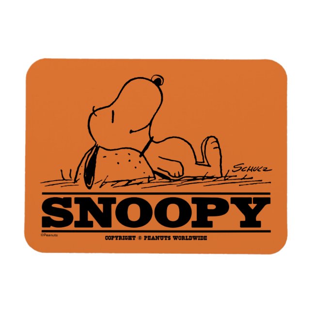 Jordnötter | Snoopy Rest Break Magnet (Horisontell)